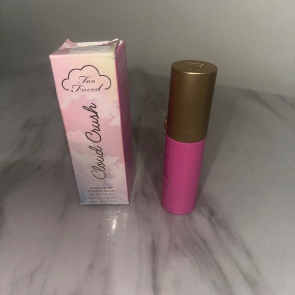 Too Faced Cloud Crush Whipped Lip & Cheek Color Blush Super Candy Clouds - Picture 1 of 5